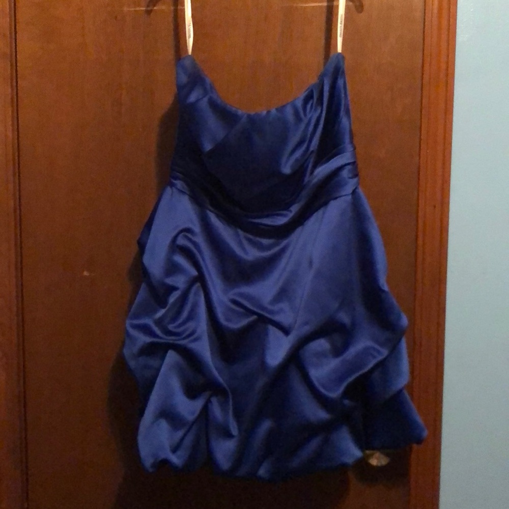 Royal blue gown